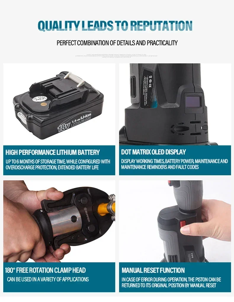 Power Tools Electrical - 2026/عينة متوفرة Zupper PZ-1930 مكبس هيدروليكي