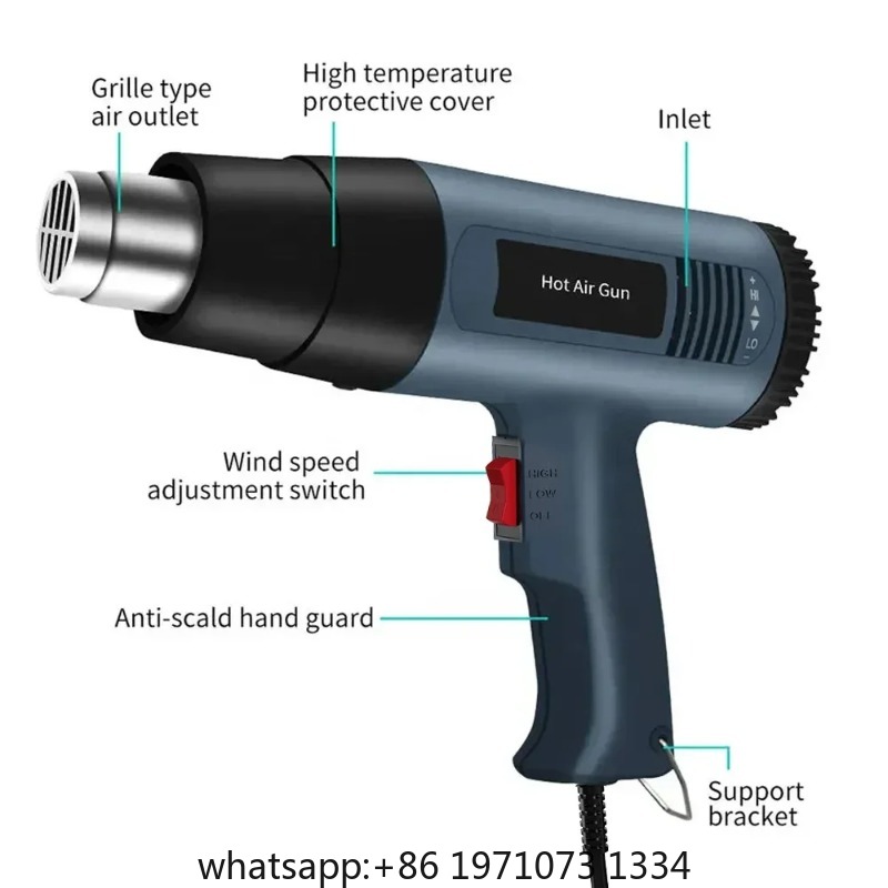مسدس هواء ساخن 2000 واط متقدم  - مراجعة Heat Gun Variable وسعره