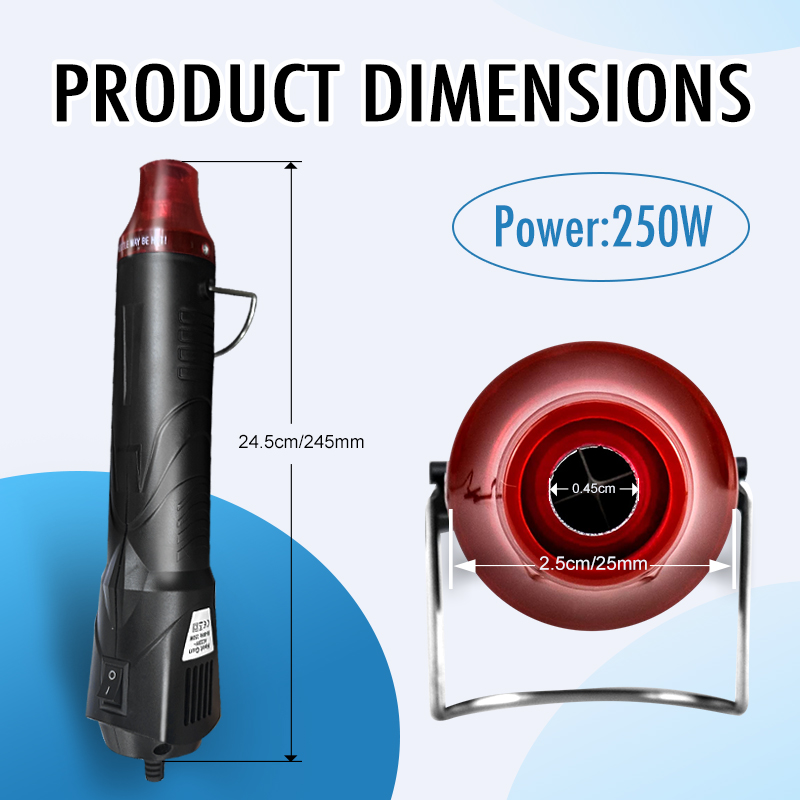 220 فولت مسدس هواء ساخن لحام د - مراجعة Heat Gun Variable وسعره