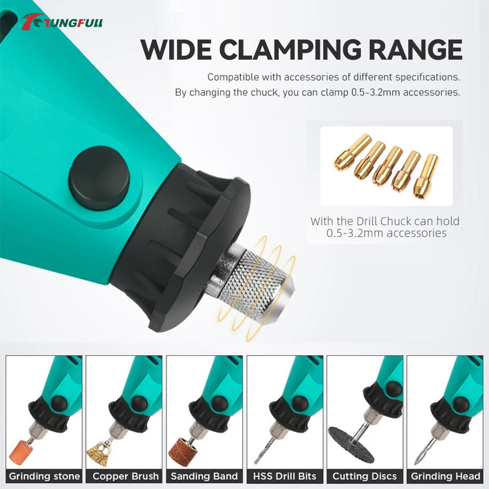 مجموعة مطحنة كهربائية صغيرة من - مراجعة Power Tools Wood وسعره