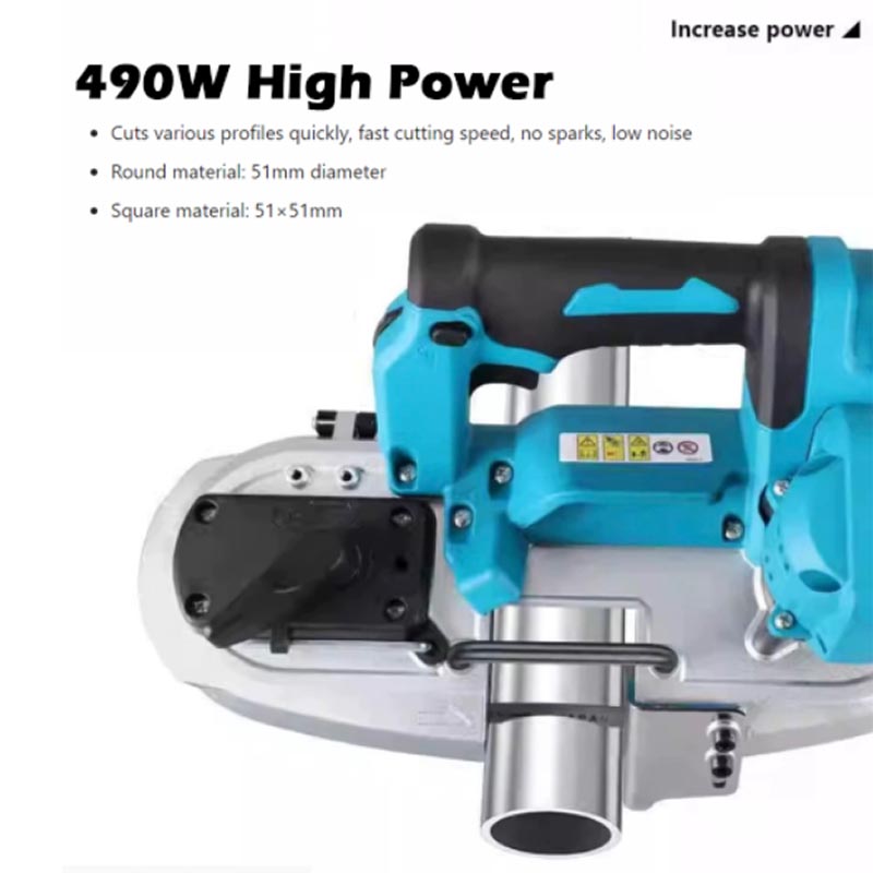 منشار شريطي محمول بقوة 490 واط - مراجعة Power Tools Wood وسعره
