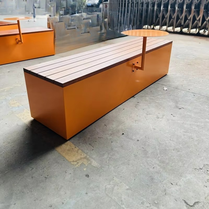 مقعد خارجي مصمم خصيصًا مع رف ت - مراجعة Power Tools Mall وسعره