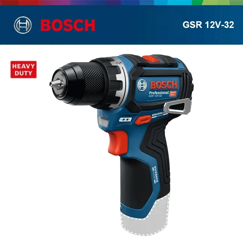 بوش GSR 12V-32 مثقاب لاسلكي بد - مراجعة Power Tools Wood وسعره