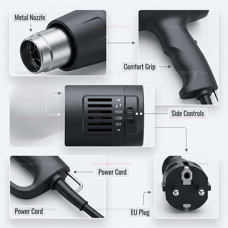 مسدس هواء ساخن جديد 2026 بقوة  - مراجعة Heat Gun Variable وسعره