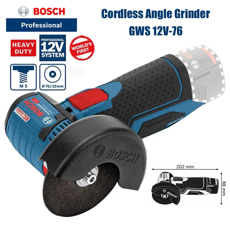 بوش GWS 12V-76 بروفيشنال 12V ج - مراجعة Power Tools Grinder وسعره
