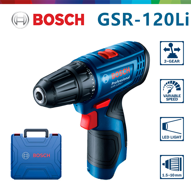بوش GSR 120-LI 12V مثقاب كهربا - مراجعة Power Tools For Woodworking وسعره