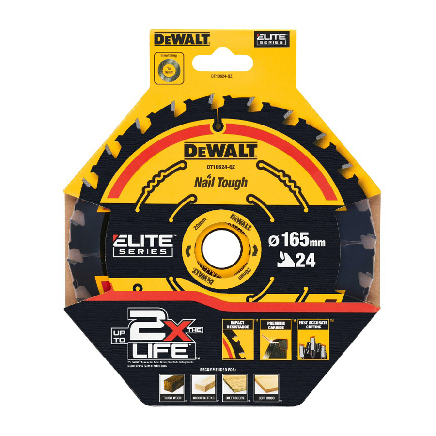 DEWALT DT10624-QZ 1/3 قطعة شفر - مراجعة Power Tools Construction وسعره
