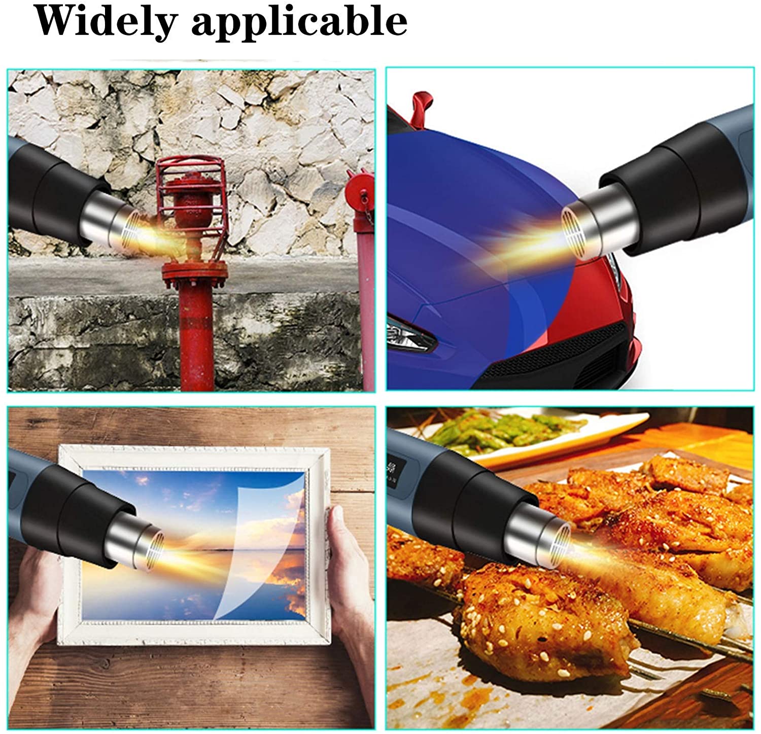 جديد الحرارة بندقية البناء مجف - مراجعة Heat Gun Variable وسعره