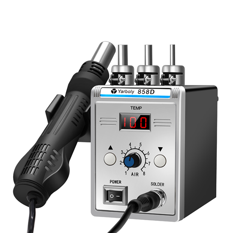 مسدس هواء ساخن 858D بغا محطة ل - مراجعة Heat Gun Variable وسعره