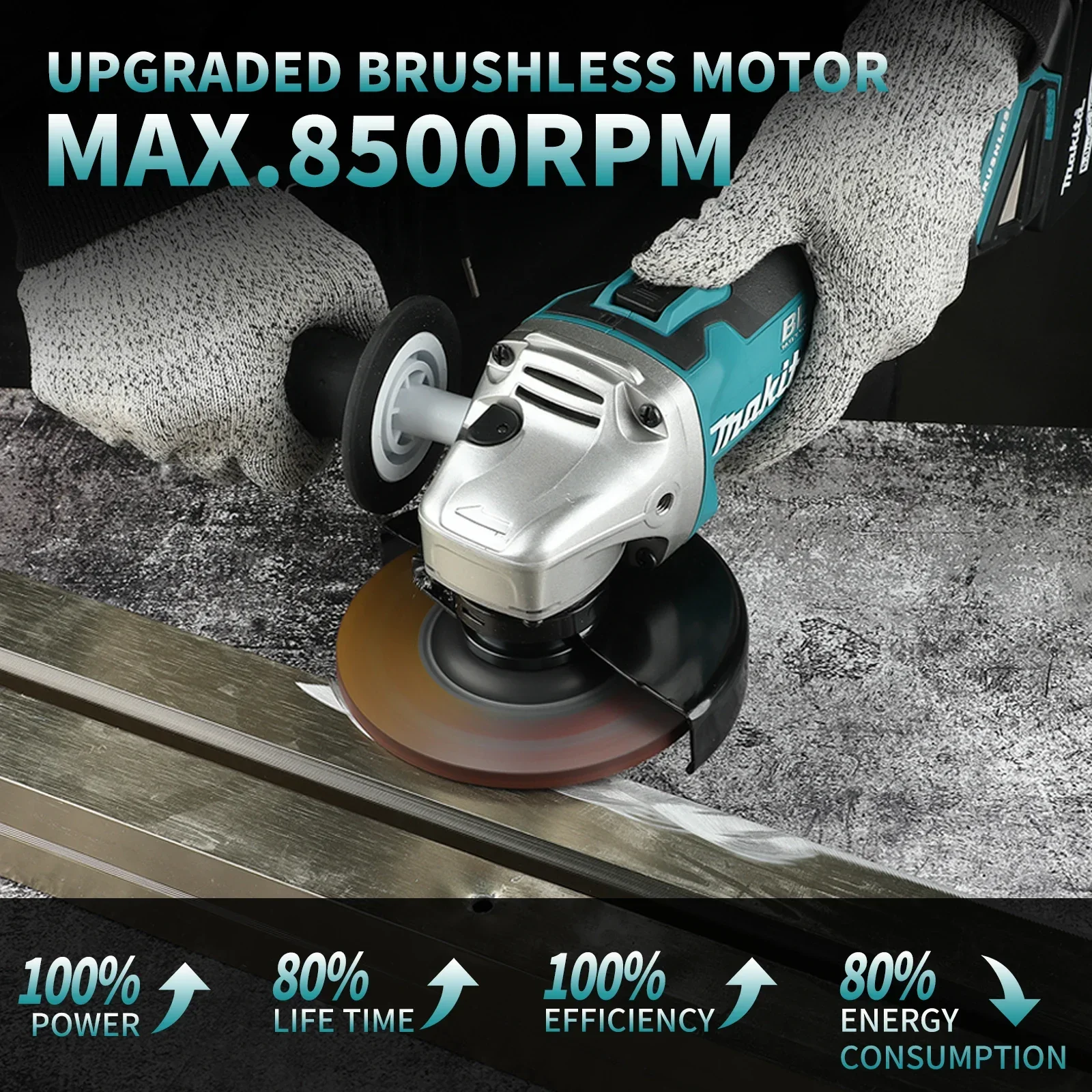 لجهاز ماكيتا DGA504، جلاخة بدو - مراجعة Power Tools Construction وسعره
